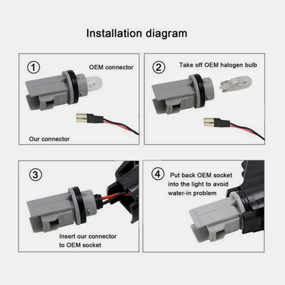 LED Tinted Side Indicators l 2nd & 3rd Gen 89 - 02