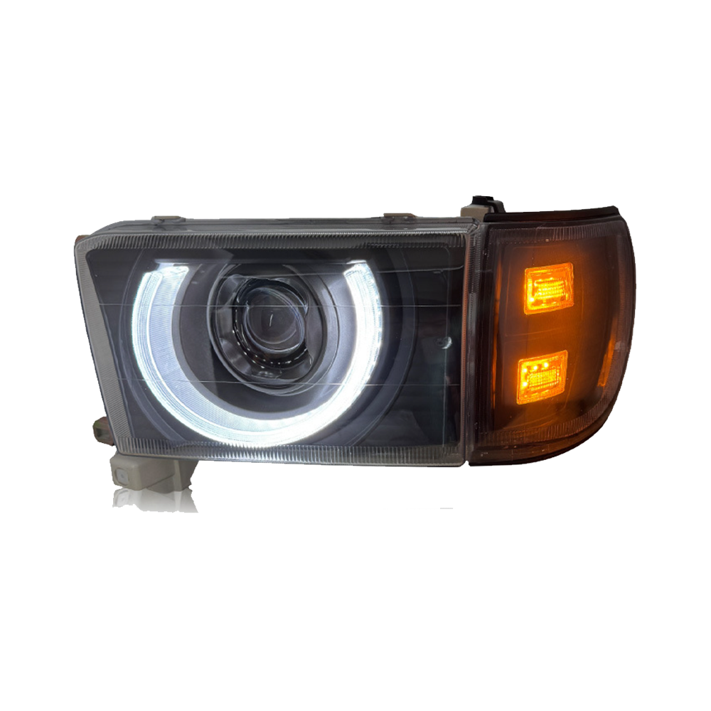 LED Halo Headlight and Corner Light Combo for Toyota Hilux Surf / 4Runner KZN185 / RZN185 / VZN185 | 3rd Gen 96-02