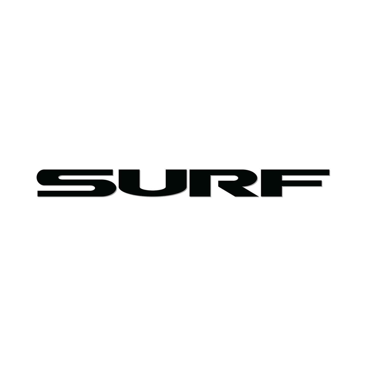 Surf Logo Sticker 2 Pack