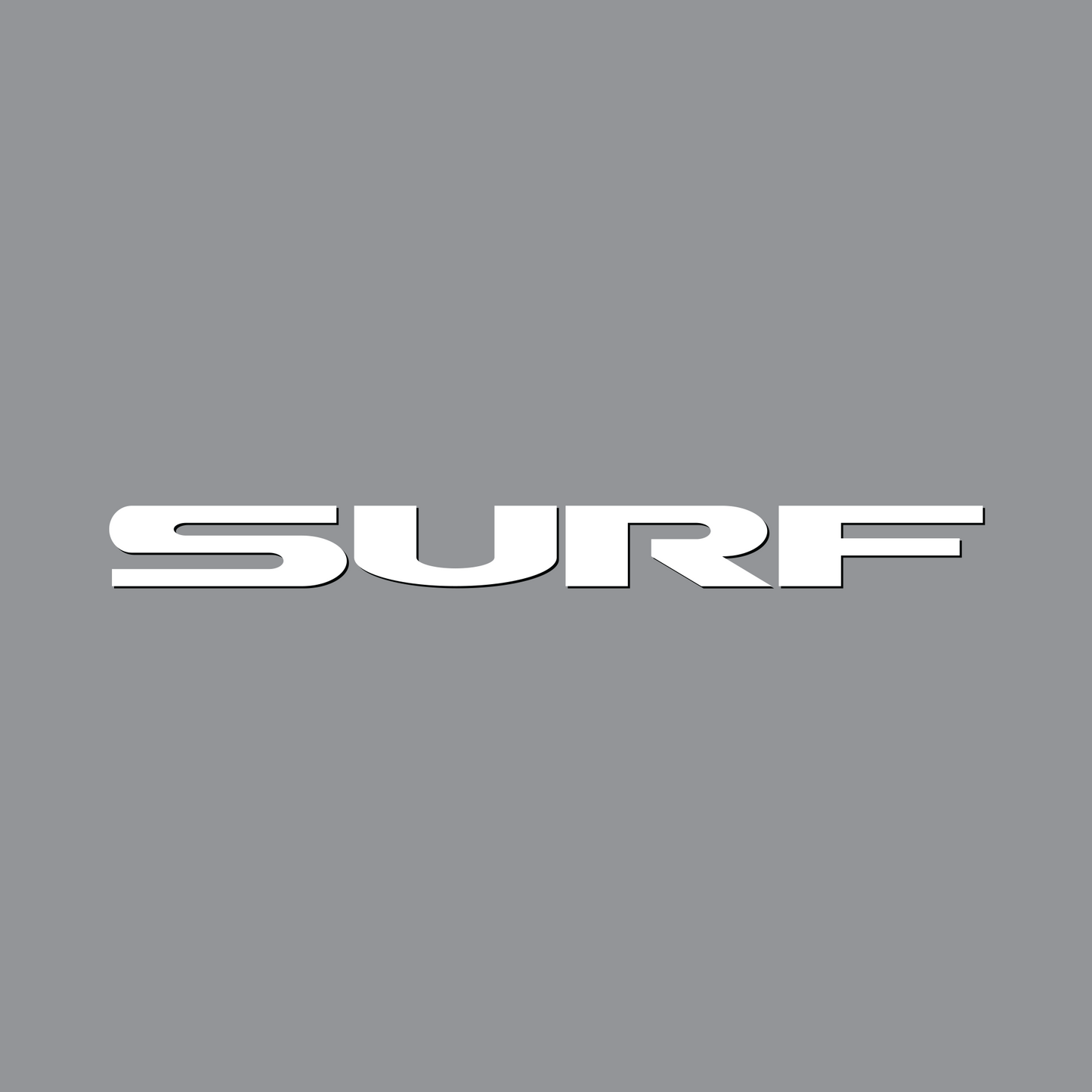 Surf Logo Sticker 2 Pack