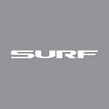 Surf Logo Sticker 2 Pack