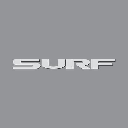 Surf Logo Sticker 2 Pack